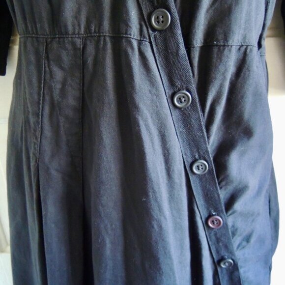 Prairie Underground Black Cloud Raven Hooded Dress Tunic L - Picture 9 of 12